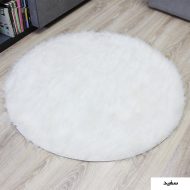 پادری شاران هوم طرح خز پرز بلند فانتزی سایز 100x100 سانتی متر