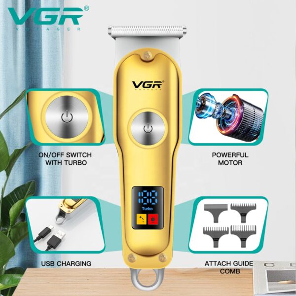 ماشین اصلاح موی سر و صورت وی جی ار مدل V-290